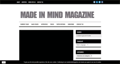 Desktop Screenshot of madeinmindmagazine.com